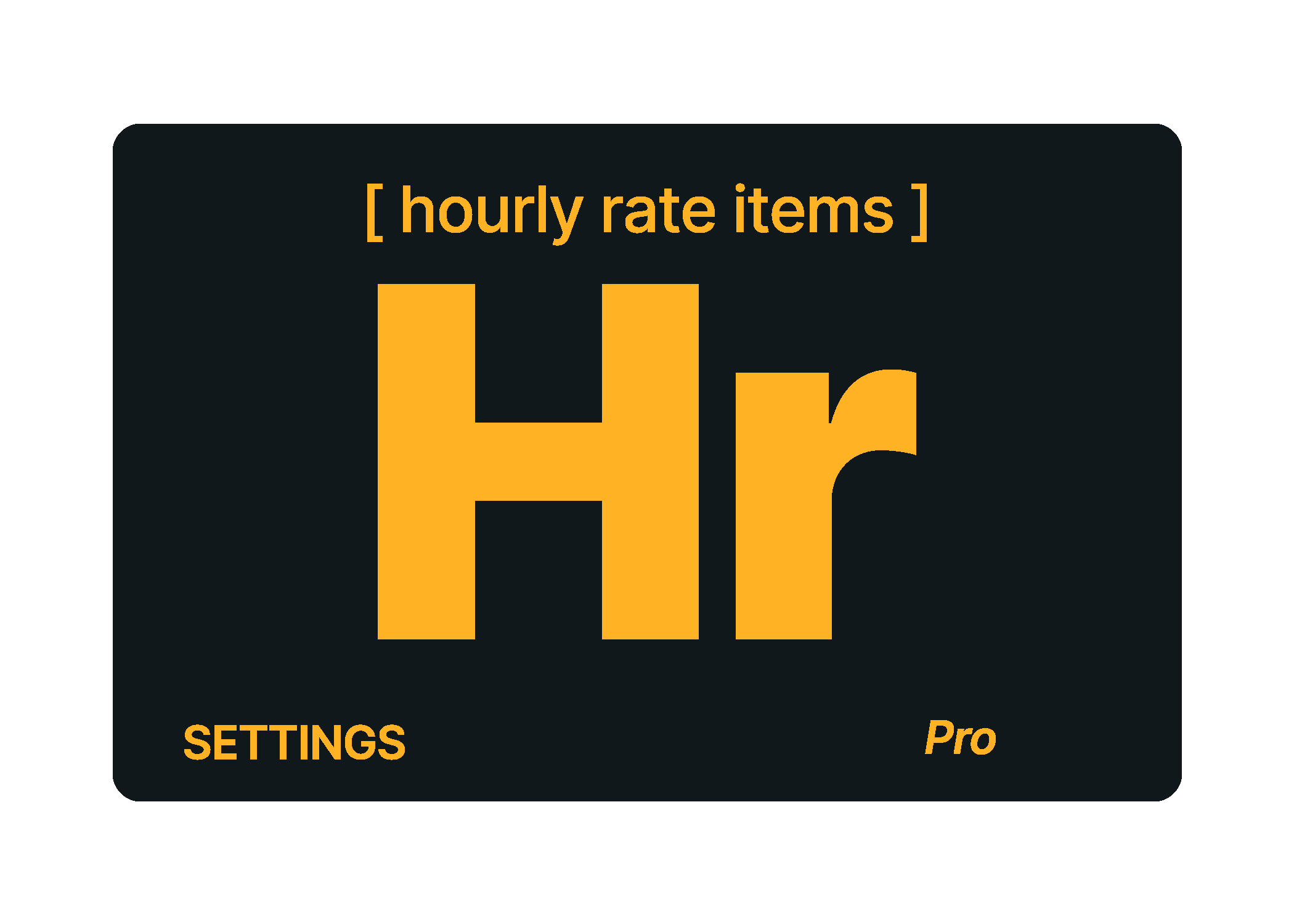 Towbook Element: Hourly Based Rate Items