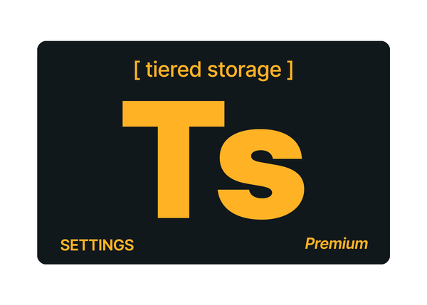 Towbook Element: Tiered Storage